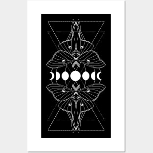 Lunar Hour Glass Posters and Art